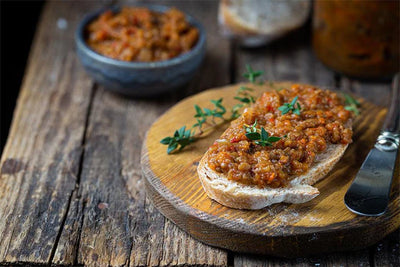 Eggplant & Roasted Red Pepper Dip